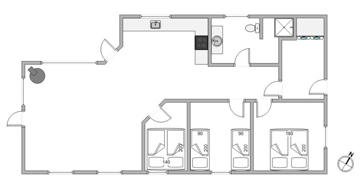 Sommerhus B2725 på Bjerregårdsvej 46, Bjerregård - Billede #13