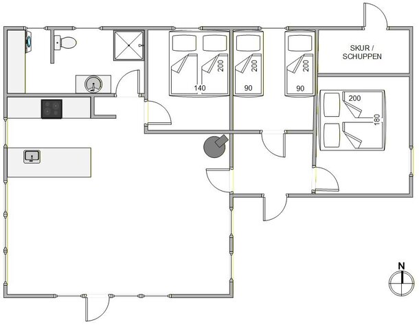 Sommerhus B2738 på Kirstinevej 90, Bjerregård - Billede #13