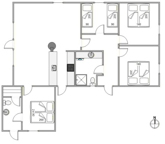 Ferienhaus B2784 in Bilbergsvej 77, Bjerregård - Bild #0