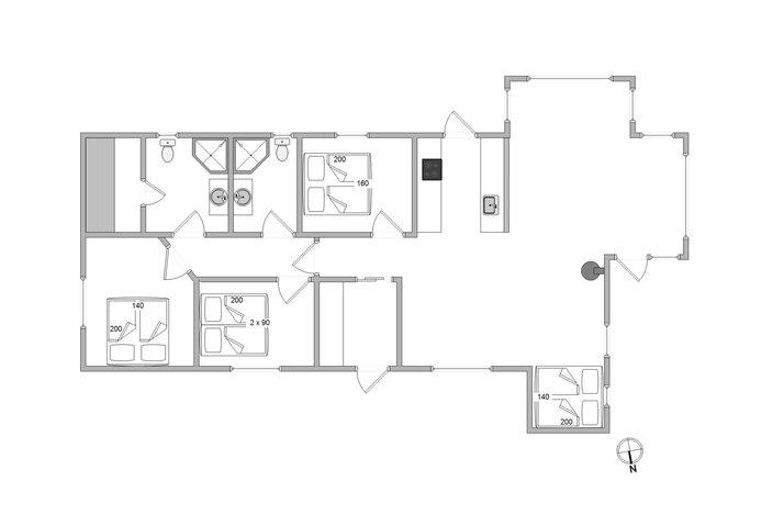 Ferienhaus B2803 in Bjerregårdsvej 221, Bjerregård - Bild #13