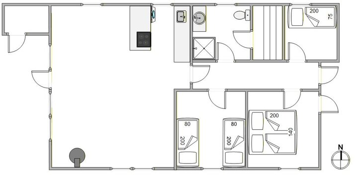 Sommerhus B2810 på Riskrogen 7, Bjerregård - Billede #13