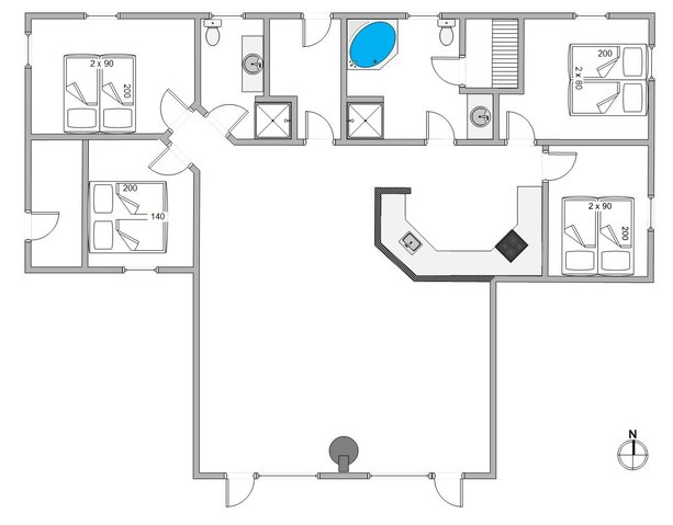 Ferienhaus B2813 in Nygårdsvej 13, Bjerregård - Bild #13