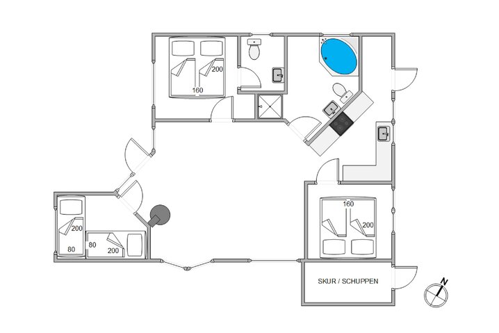 Sommerhus B2831 på Dortheasvej 77, Bjerregård - Billede #13