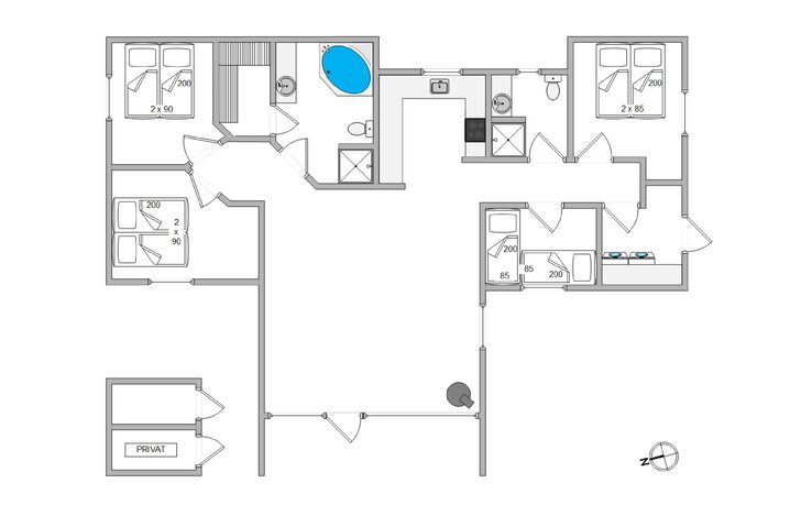 Ferienhaus B2833 in Bjerregårdsvej 260, Bjerregård - Bild #13