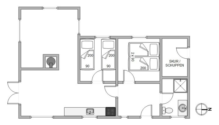 Ferienhaus B2840 in Dortheasvej 67, Bjerregård - Bild #13