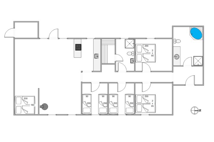 Ferienhaus B2845 in Kirksvej 28, Bjerregård - Bild #13