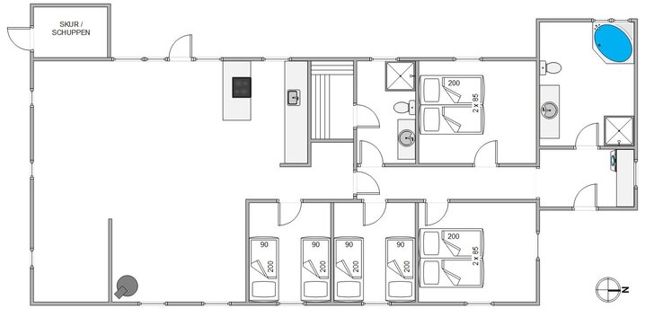 Ferienhaus B2845 in Kirksvej 28, Bjerregård - Bild #13