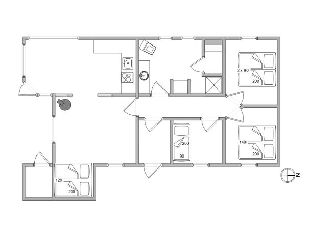 Ferienhaus B2853 in Dortheasvej 62, Bjerregård - Bild #13