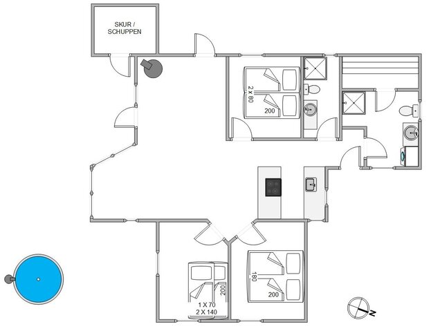 Sommerhus B2857 på Rauhesvej 39, Bjerregård - Billede #13