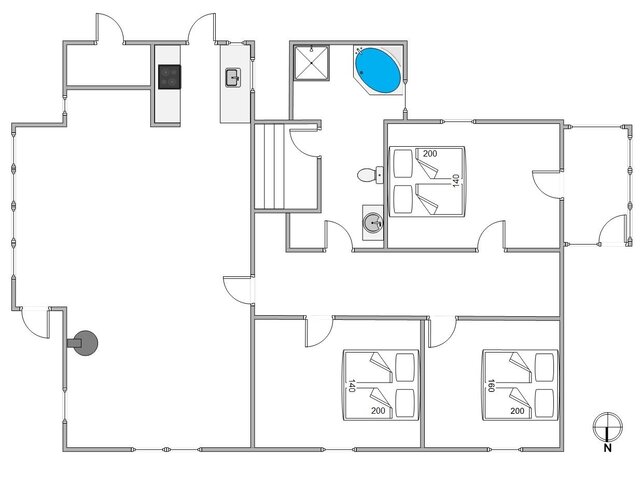 Sommerhus B2858 på Julianevej 71, Bjerregård - Billede #13