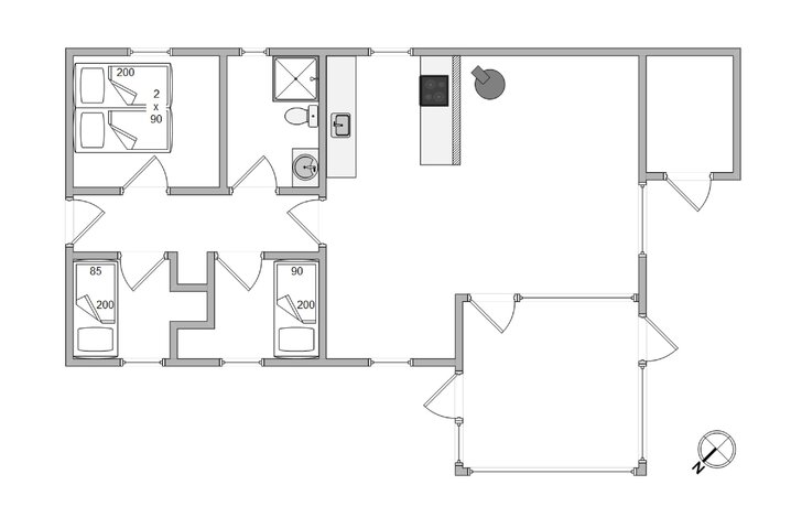 Sommerhus B2874 på Sigfred Jensens Vej 16, Bjerregård - Billede #13