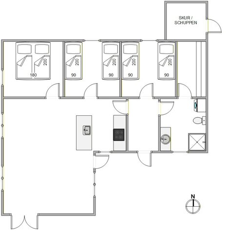 Ferienhaus B2879 in Julianevej 55, Bjerregård - Bild #2