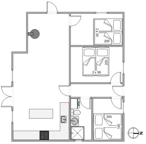 Sommerhus B2880 på Bjerregårdsvej 434, Bjerregård - Billede #5