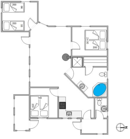Ferienhaus B2882 in Bilbergsvej 17, Bjerregård - Bild #13