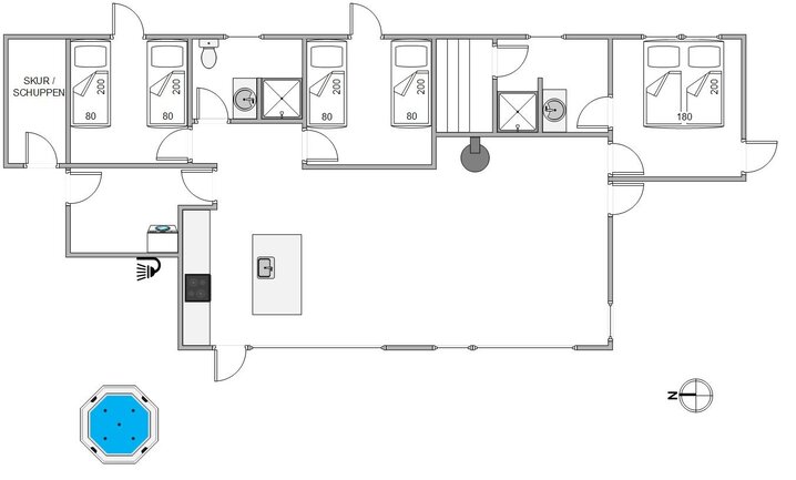 Ferienhaus B2901 in Julianevej 31, Bjerregård - Bild #5