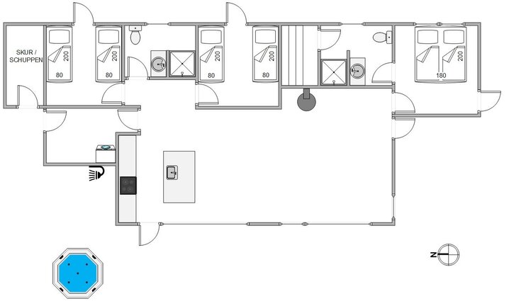 Ferienhaus B2901 in Julianevej 31, Bjerregård - Bild #13