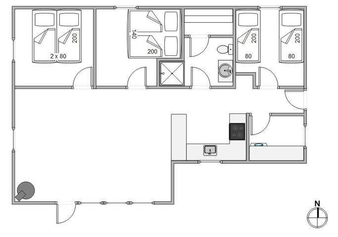 Sommerhus B2918 på Bjerregårdsvej 76, Bjerregård - Billede #13