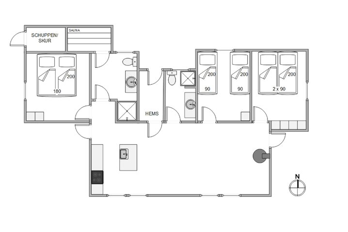 Sommerhus B2932 på Kirksvej 39, Bjerregård - Billede #13