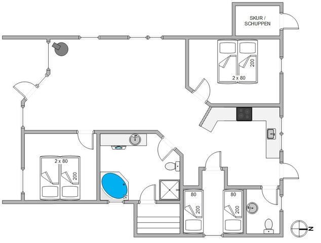 Ferienhaus B2940 in Dortheasvej 20, Bjerregård - Bild #13