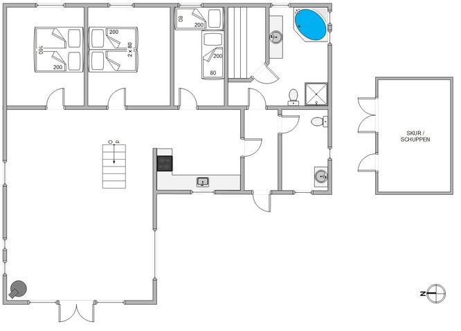Ferienhaus B2947 in Risbusken 5, Bjerregård - Bild #13