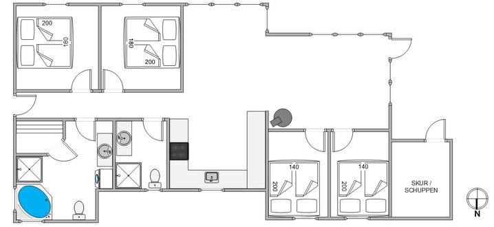 Ferienhaus B2949 in Bjerregårdsvej 93, Bjerregård - Bild #13