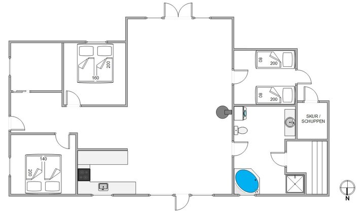 Sommerhus B2960 på Humlegårdsvej 34, Bjerregård - Billede #13