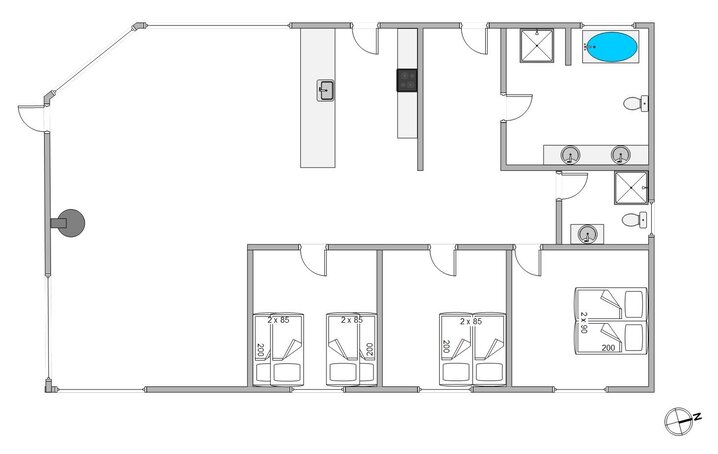 Ferienhaus B2966 in Bjerregårdsvej 38 B, Bjerregård - Bild #13