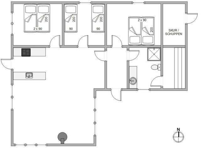 Ferienhaus B2971 in Kirstinevej 110, Bjerregård - Bild #13