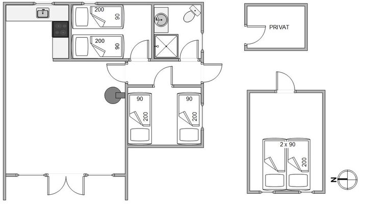 Ferienhaus B2979 in Sigfred Jensens Vej 39, Bjerregård - Bild #5
