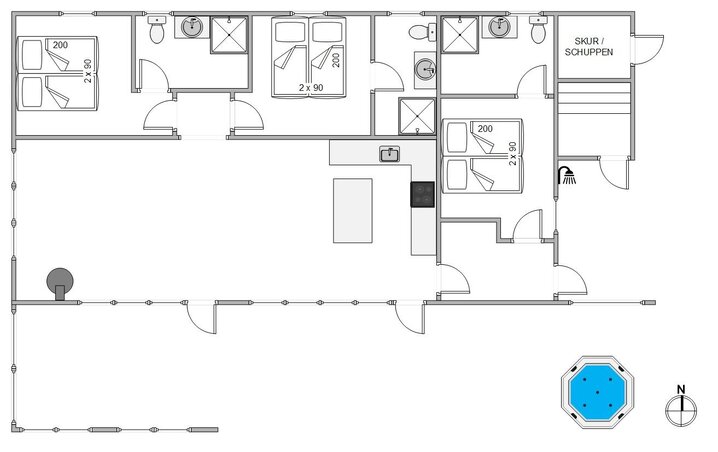 Ferienhaus BB1000 in Bilbergsvej 79, Bjerregård - Bild #13