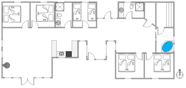 Ferienhaus BB1001 in Bjerregårdsvej 444, Bjerregård - Bild #13