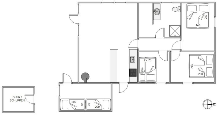 Sommerhus BB1004 på Bilbergsvej 42, Bjerregård - Billede #5
