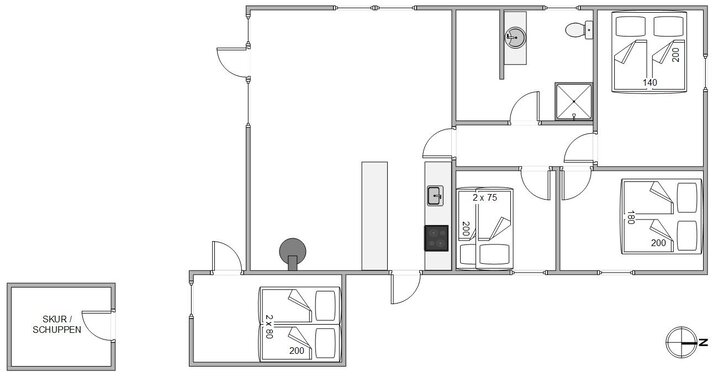 Sommerhus BB1004 på Bilbergsvej 42, Bjerregård - Billede #13