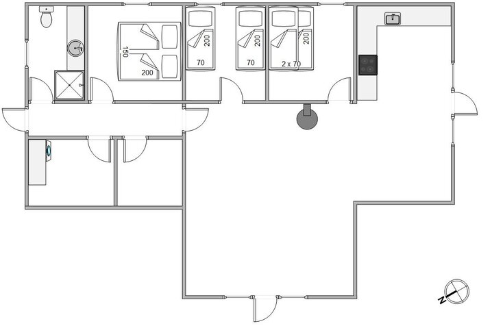 Sommerhus BB1008 på Riskrogen 4, Bjerregård - Billede #5