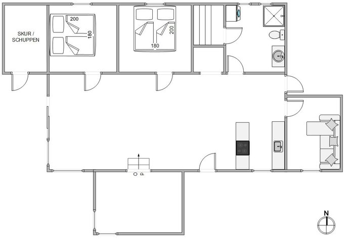 Ferienhaus BB1011 in Julianevej 188, Bjerregård - Bild #5