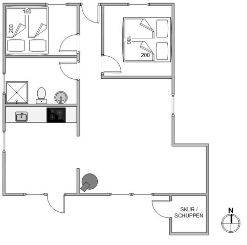 Ferienhaus BB1012 in Dortheasvej 7, Bjerregård - Bild #13