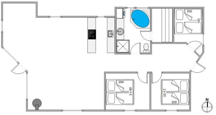 Sommerhus BB1017 på Bjerregårdsvej 142, Bjerregård - Billede #13