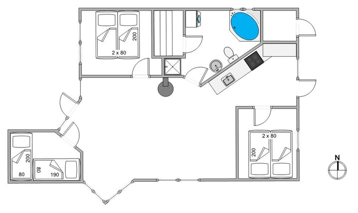 Sommerhus BB1036 på Julianevej 63, Bjerregård - Billede #13