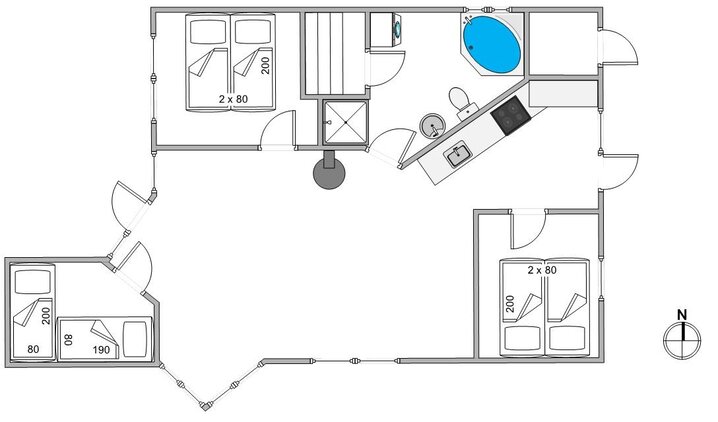 Sommerhus BB1036 på Julianevej 63, Bjerregård - Billede #13