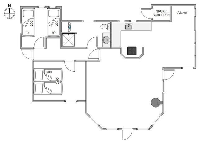 Ferienhaus BB1041 in Bjerregårdsvej 350, Bjerregård - Bild #13