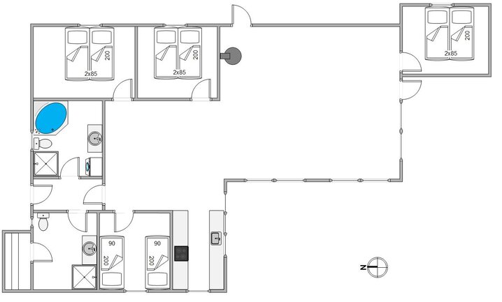 Ferienhaus BB1047 in Julianevej 21, Bjerregård - Bild #13