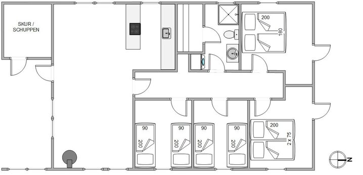 Ferienhaus BB1058 in Julianevej 73, Bjerregård - Bild #5