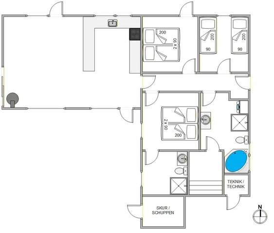Ferienhaus BB1067 in Bjerregårdsvej 387, Bjerregård - Bild #13
