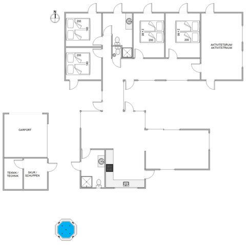 Ferienhaus BB1095 in Bjerregårdsvej 397, Bjerregård - Bild #13