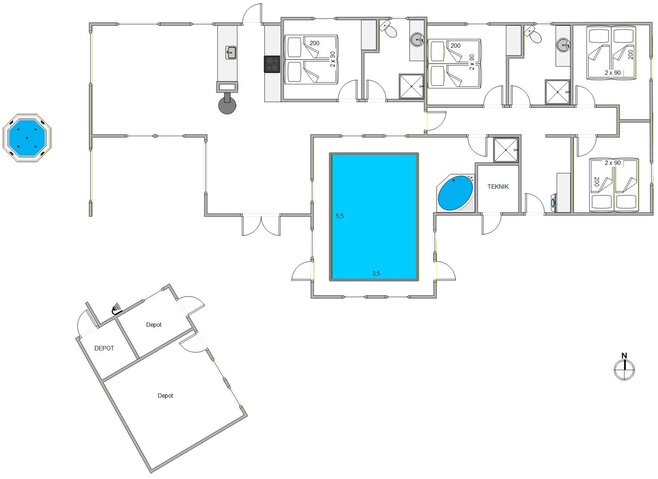 Sommerhus BB1105 på Bjerregårdsvej 464, Bjerregård - Billede #13