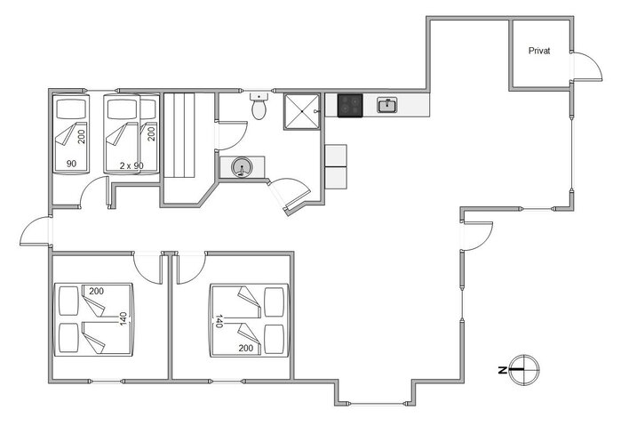 Sommerhus BB1111 på Bjerregårdsvej 119, Bjerregård - Billede #13