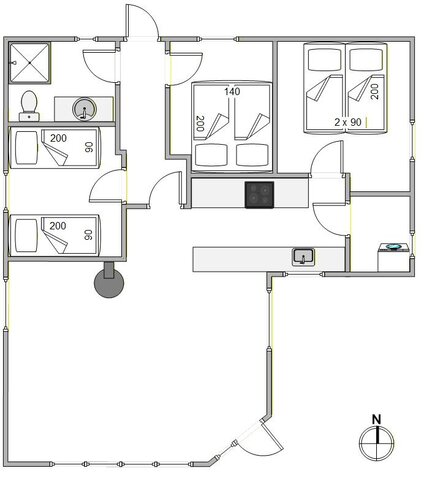 Sommerhus BB1124 på Midtvej 27, Bjerregård - Billede #13