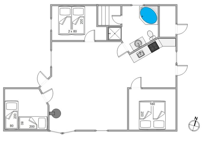 Sommerhus BB1135 på Rauhesvej 5, Bjerregård - Billede #13