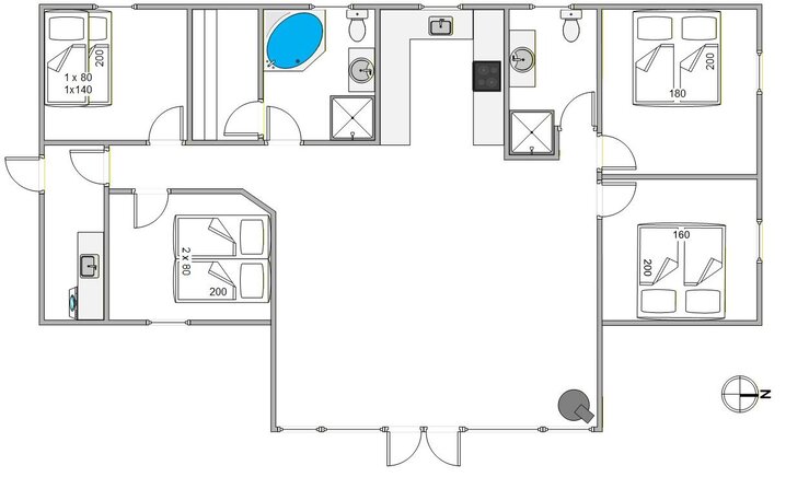 Ferienhaus BB1139 in Bjerregårdsvej 4, Bjerregård - Bild #13