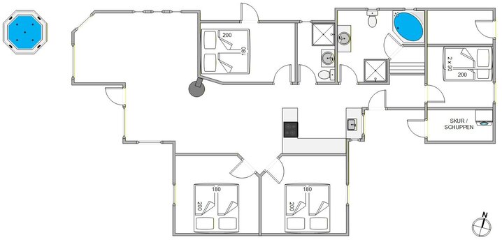 Ferienhaus BB1142 in Bjerregårdsvej 314, Bjerregård - Bild #13